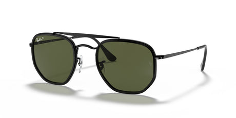 Ray-Ban The Marshal Ii 0RB3648M 002/58 52 Black/ Polarized Green Classic G-15 52 / Crystal / Steel / Metal