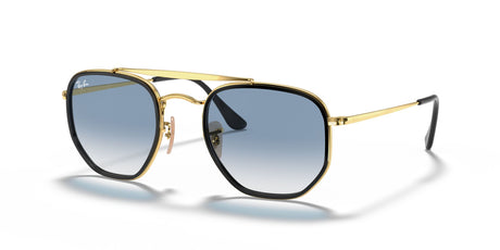 Ray-Ban The Marshal Ii 0RB3648M 91673F 52 Gold/ Light Blue Gradient 52 / Crystal / Steel / Metal