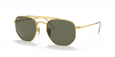 Ray-Ban The Marshal 0RB3648 001 54 Gold/ Green 54 / Crystal / Steel / Metal