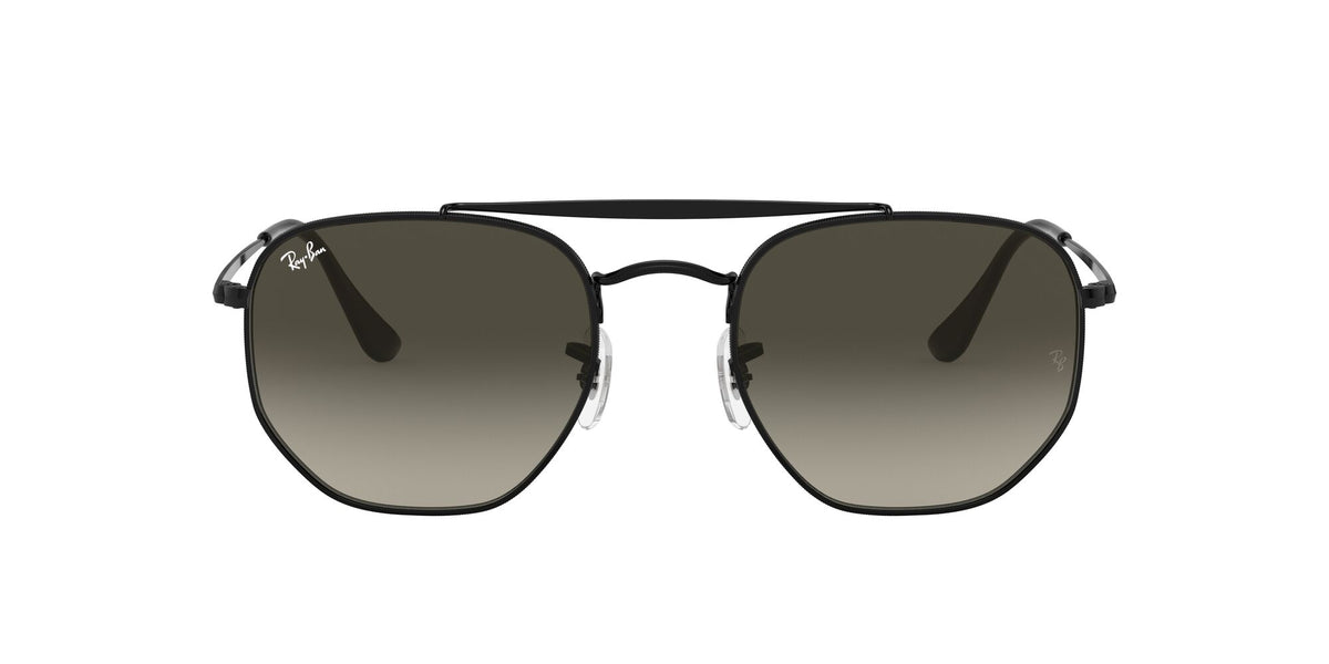 Ray-Ban The Marshal 0RB3648 002/71 54 Black/ Grey Gradient 54 / Crystal / Steel / Metal