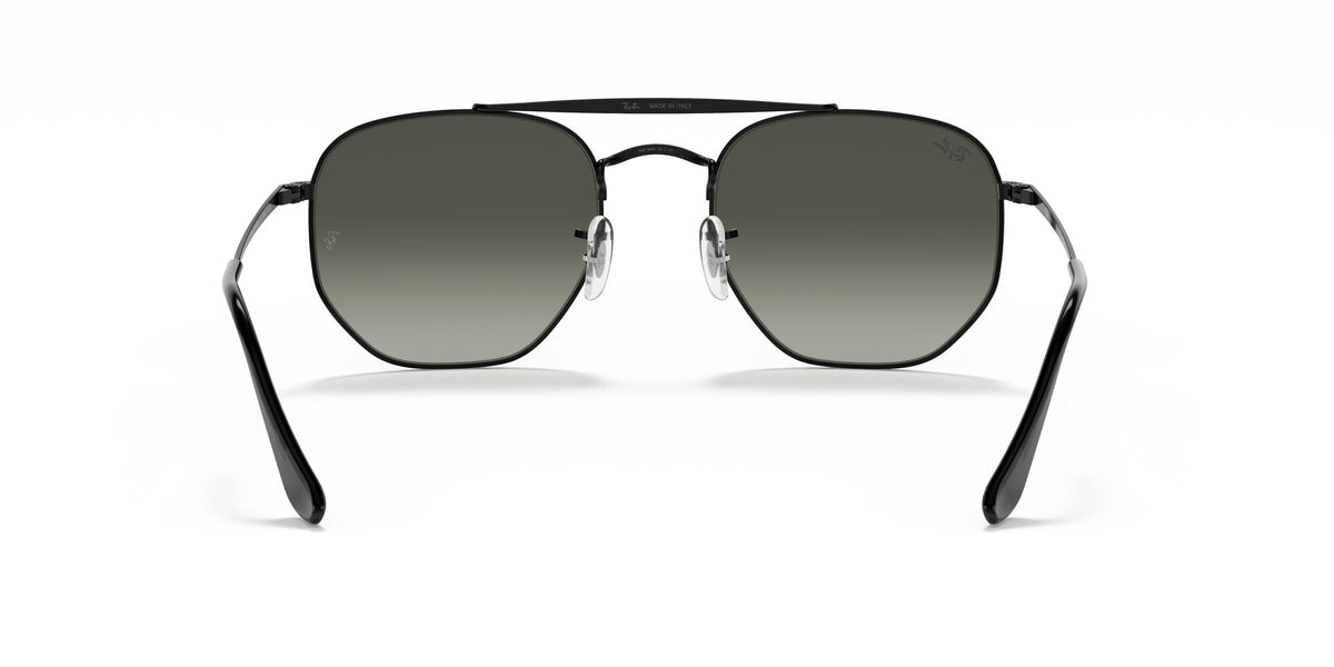 Ray-Ban The Marshal 0RB3648 002/71 54 Black/ Grey Gradient 54 / Crystal / Steel / Metal