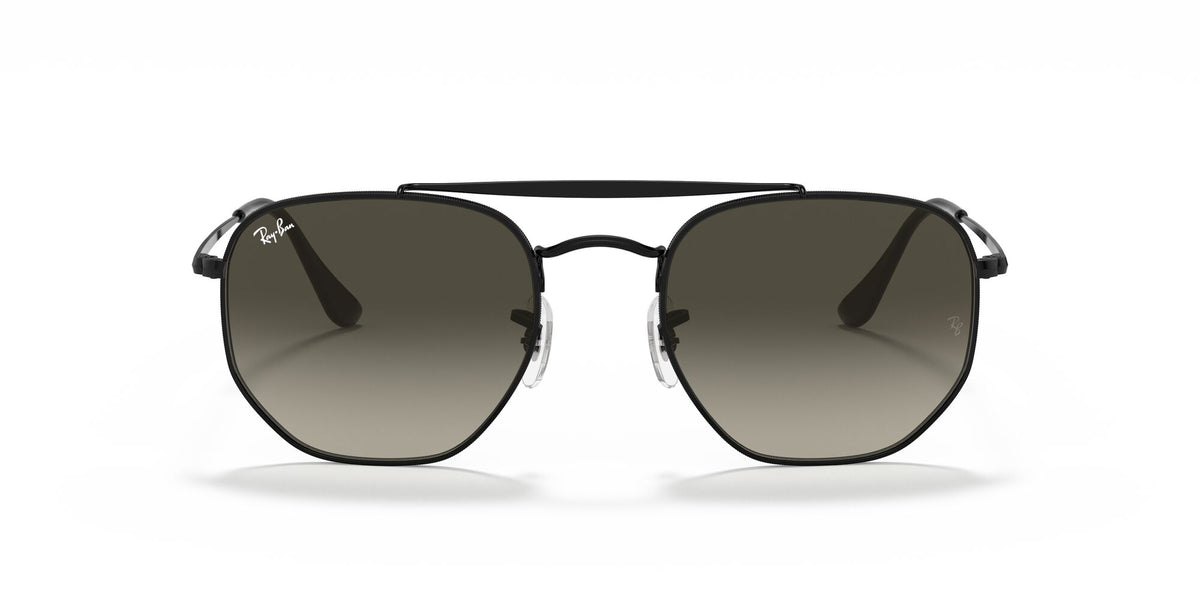 RB 3648 Ray-Ban The Marshal Black / Grey Gradient 51 51 / Crystal / Steel / Metal