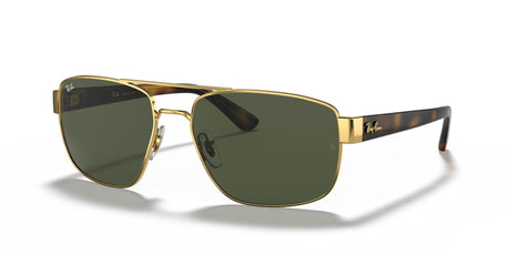 Ray-Ban  0RB3663 001/31 60 Gold/ Green 60 / Crystal / Steel / Nylon