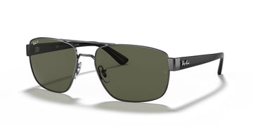 Ray-Ban  0RB3663 004/58 60 Gunmetal/ Green