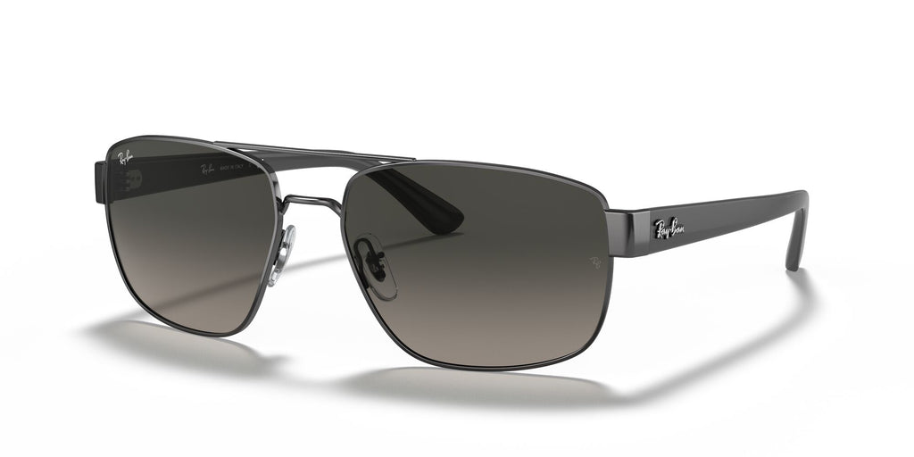 Ray-Ban  0RB3663 004/71 60 Gunmetal/ Grey Gradient 60 / Crystal / Steel / Nylon