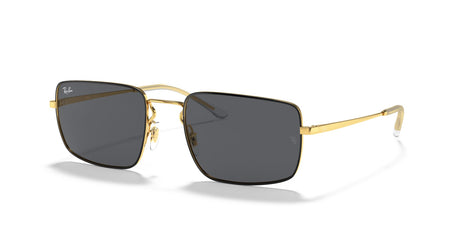 RB 3669 Ray-Ban  Black On Gold / Dark Grey 55 55 / Polycarbonate / Metal / Metal