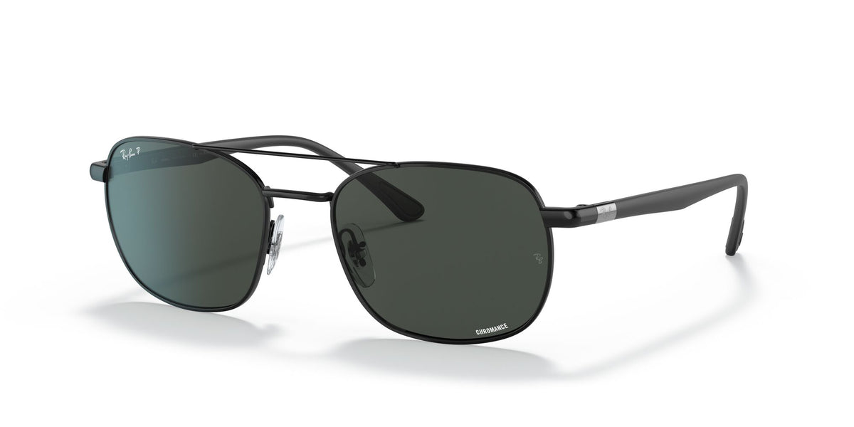 Ray-Ban Chromance 0RB3670CH 002/K8 54 Black/ Dark Grey 54 / Crystal / Steel / Metal