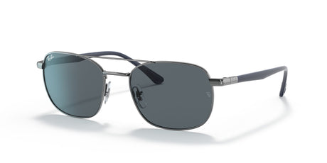 RB 3670 Ray-Ban  Gunmetal / Blue/Grey Classic 54 54 / Crystal / Steel / Metal