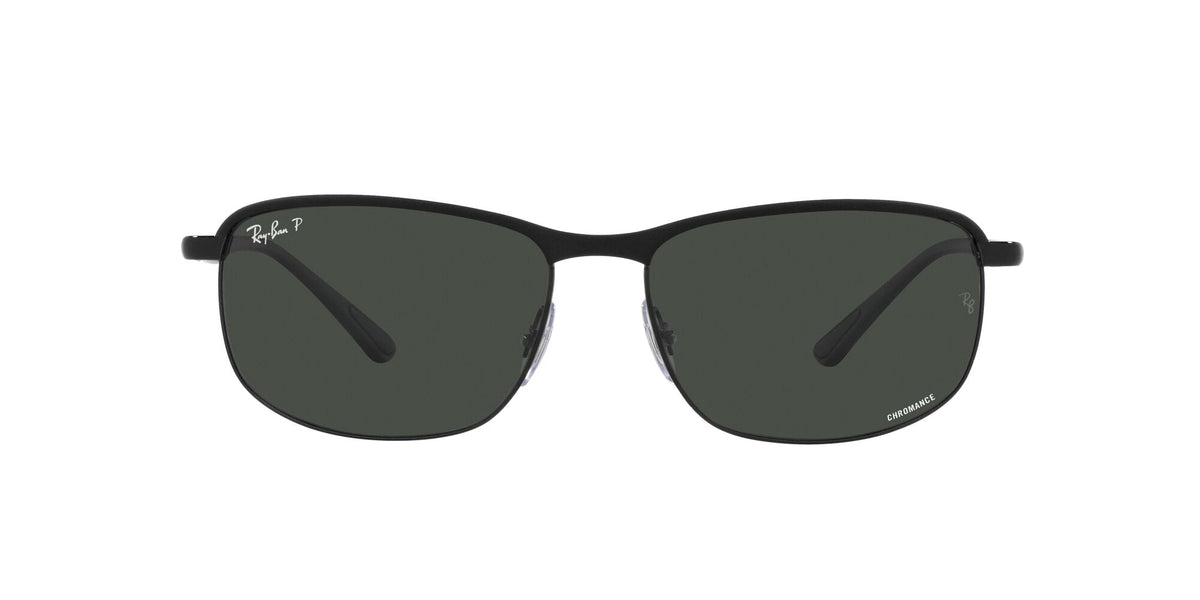 Ray-Ban Chromance 0RB3671CH 186/K8 60 Black/ Dark Grey - Blue Star Eyewear