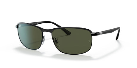 RB 3671 Ray-Ban  Black On Black /  Green 60 60 / Crystal / Metal