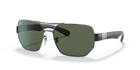 Ray-Ban  0RB3672 004/71 60 Gunmetal/ Green Classic 60 / Polycarbonate / Steel / Nylon