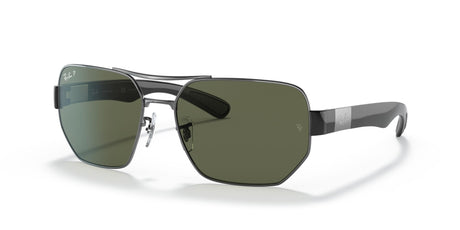 Ray-Ban  0RB3672 004/9A 60 Gunmetal/ Green 60 / Polycarbonate / Steel / Nylon
