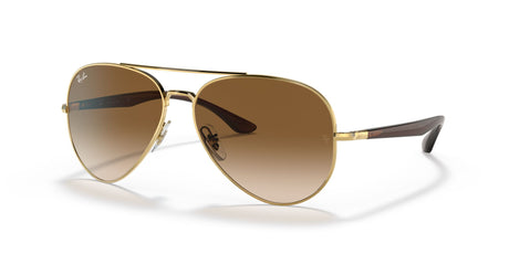 Ray-Ban  0RB3675 001/51 58 Gold/ Light Brown 58 / Crystal / Metal / Metal