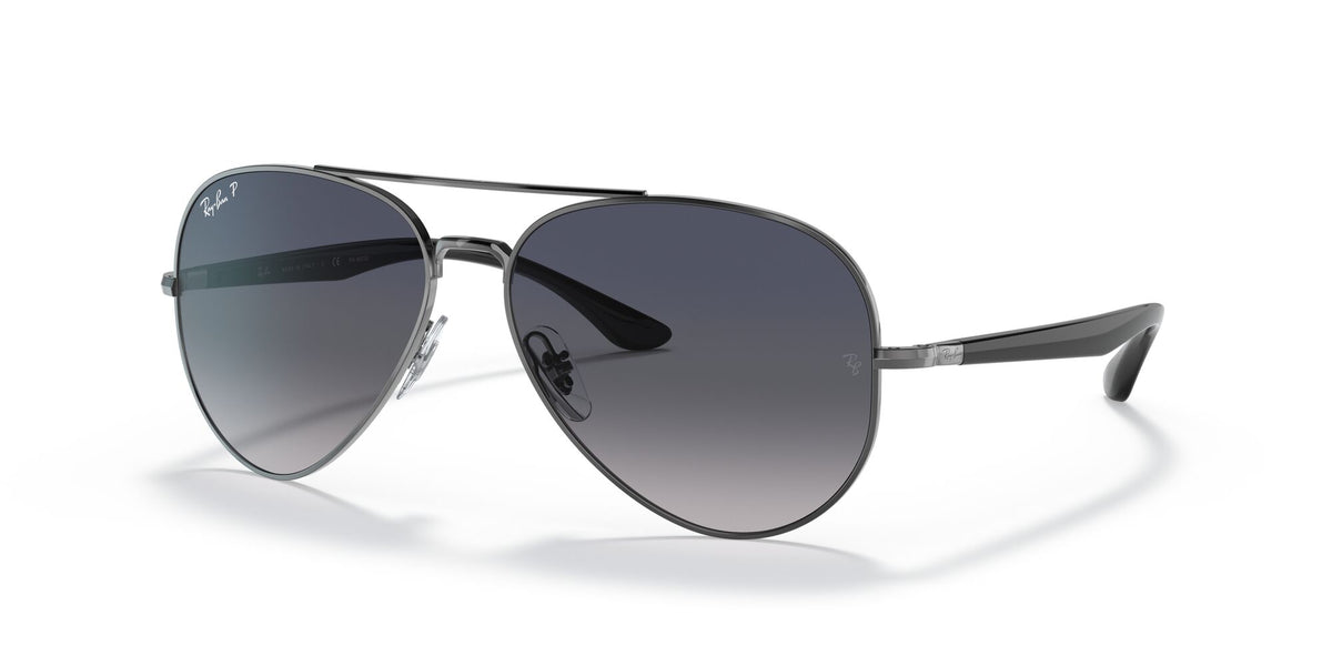 Ray-Ban0RB3675 004/78 58 Gunmetal/ Blue/Grey 58 / Crystal / Metal / Metal