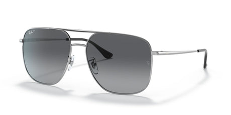 Ray-Ban  0RB3679D 003/T3 60 Silver/ Polarized Grey Gradient