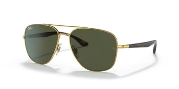 Ray-Ban  0RB3683 001/31 59 Gold/ Green