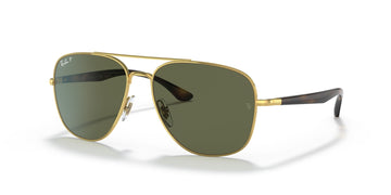 Ray-Ban  0RB3683 001/58 56 Gold/ Polarized Green Classic G-15 56 / Crystal / Metal / Metal