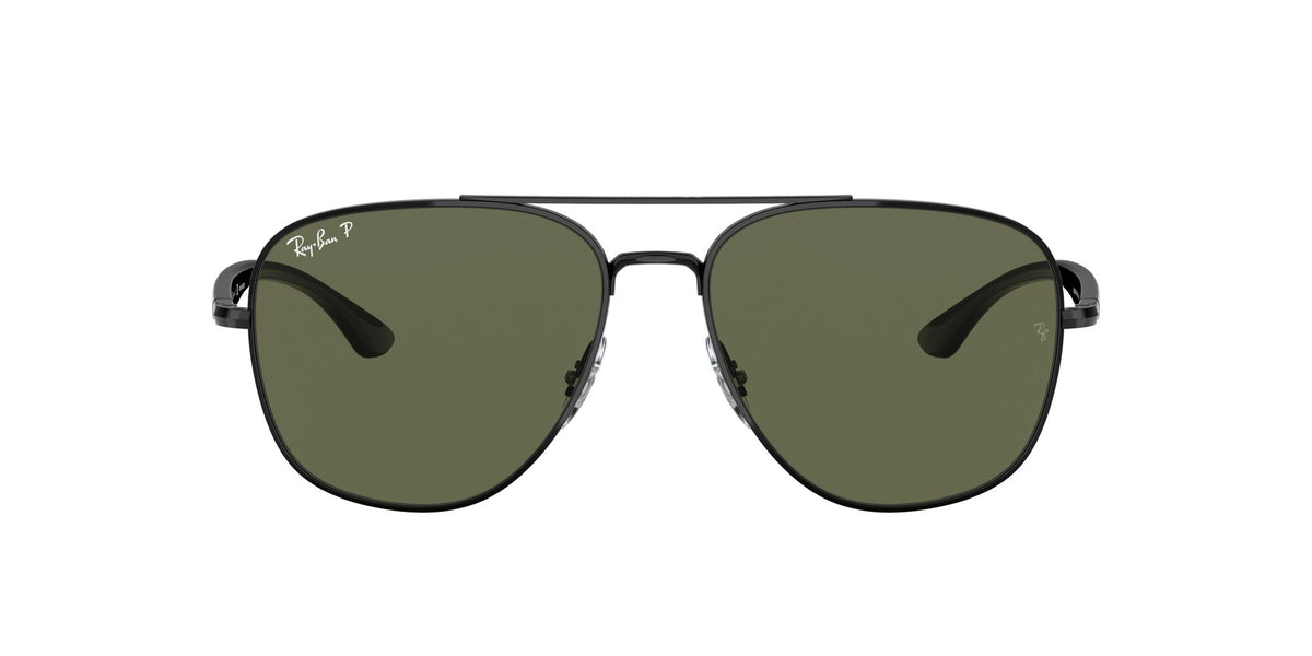 Ray-Ban0RB3683 002/58 59 Black/ Green 59 / Crystal / Metal / Metal
