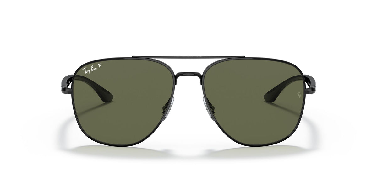 Ray-Ban0RB3683 002/58 59 Black/ Green 59 / Crystal / Metal / Metal