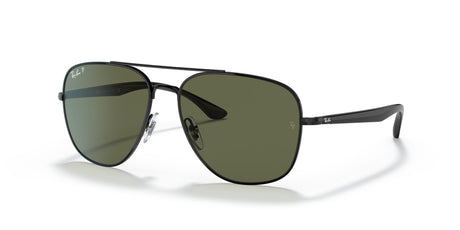 Ray-Ban  0RB3683 002/58 59 Black/ Green 59 / Crystal / Metal / Metal