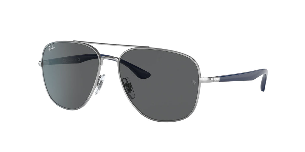 Ray-Ban  0RB3683 003/B1 56 Silver/ Dark Grey 56 / Crystal / Metal / Metal