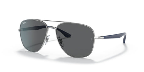 Ray-Ban  0RB3683 003/B1 59 Silver/ Dark Grey