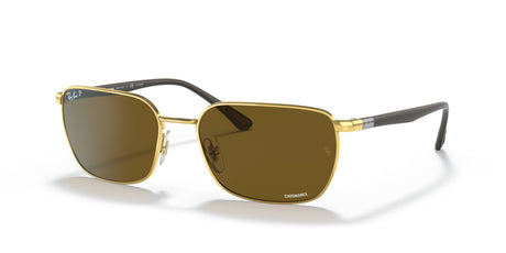 Ray-Ban Chromance 0RB3684CH 001/AN 58 Gold/ Brown 58 / Crystal / Steel / Metal
