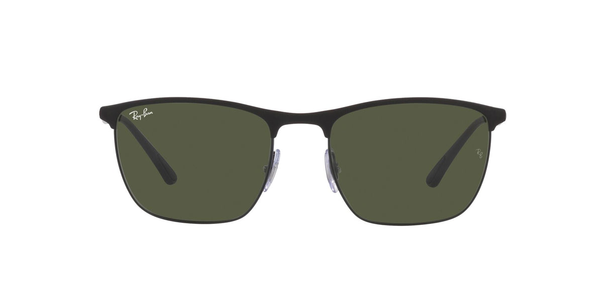 Ray-Ban0RB3686 186/31 57 Black/ Green - Blue Star Eyewear