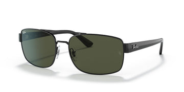 Ray-Ban  0RB3687 002/31 61 Black/ Green 61 / Crystal / Metal / Nylon