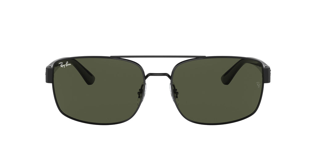 Ray-Ban  0RB3687 002/31 61 Black/ Green 61 / Crystal / Metal / Nylon