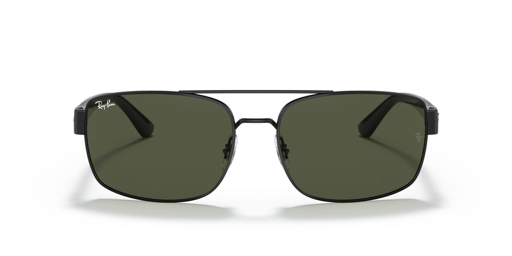 Ray-Ban  0RB3687 002/31 61 Black/ Green 61 / Crystal / Metal / Nylon