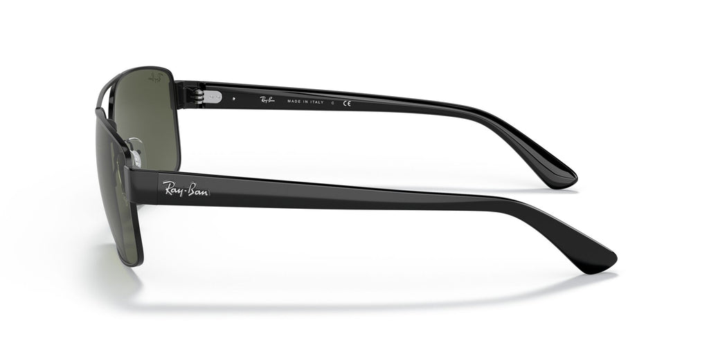 Ray-Ban  0RB3687 002/31 61 Black/ Green 61 / Crystal / Metal / Nylon