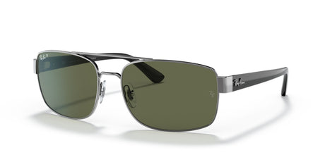 Ray-Ban  0RB3687 004/58 58 Gunmetal/ Green Polar 58 / Crystal / Metal / Nylon