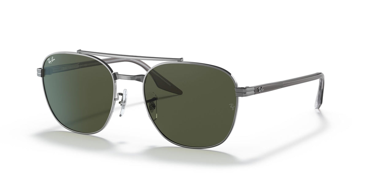 RB 3688 Ray-BanGunmetal / Green 52 52 / Crystal / Metal / Acetate
