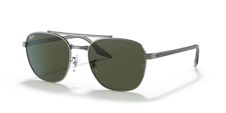 RB 3688 Ray-Ban  Gunmetal / Green 52 52 / Crystal / Metal / Acetate