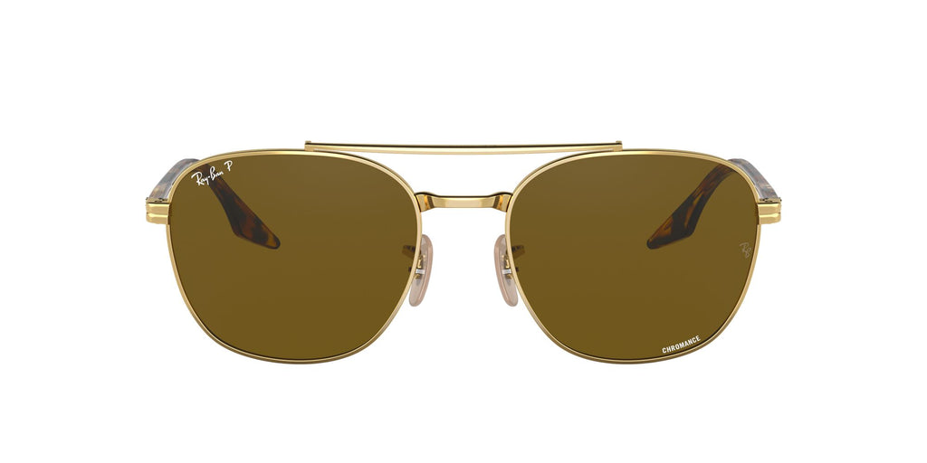 Ray-Ban  0RB3688 001/AN 58 Gold/ Brown 58 / Crystal / Metal / Acetate