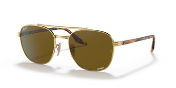 Ray-Ban  0RB3688 001/AN 58 Gold/ Brown 58 / Crystal / Metal / Acetate