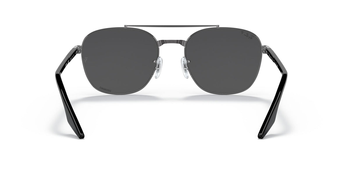 Ray-Ban0RB3688 004/K8 58 Gunmetal/ Dark Grey 58 / Crystal / Metal / Acetate