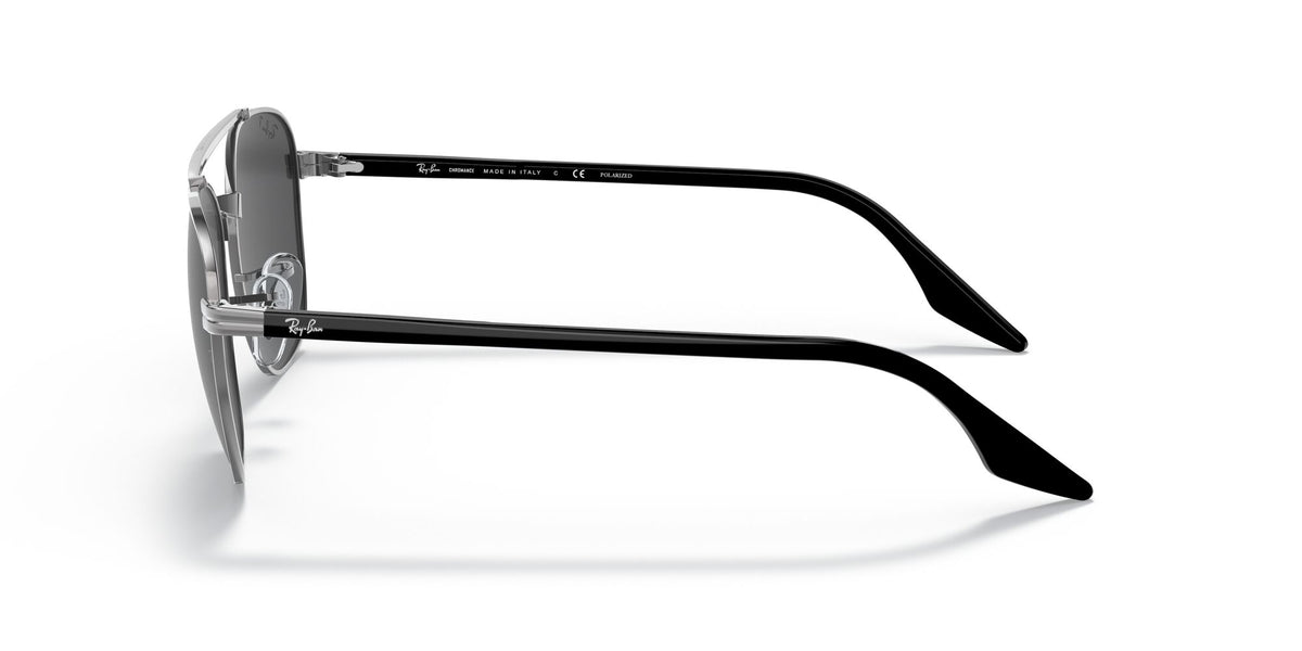 Ray-Ban0RB3688 004/K8 58 Gunmetal/ Dark Grey 58 / Crystal / Metal / Acetate