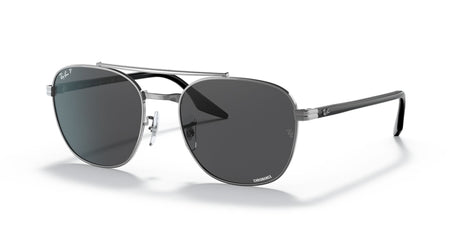 Ray-Ban  0RB3688 004/K8 58 Gunmetal/ Dark Grey 58 / Crystal / Metal / Acetate