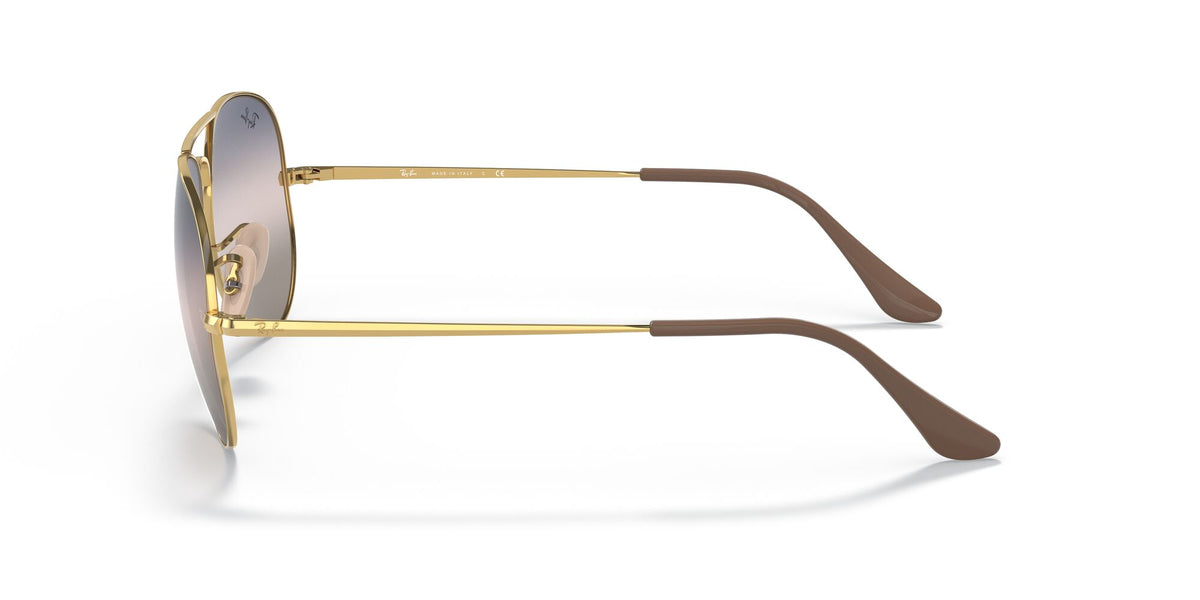 Ray-Ban Aviator Metal Ii 0RB3689 001/GE 58 Gold/ Pink/Blue Gradient 58 / Crystal / Metal / Metal