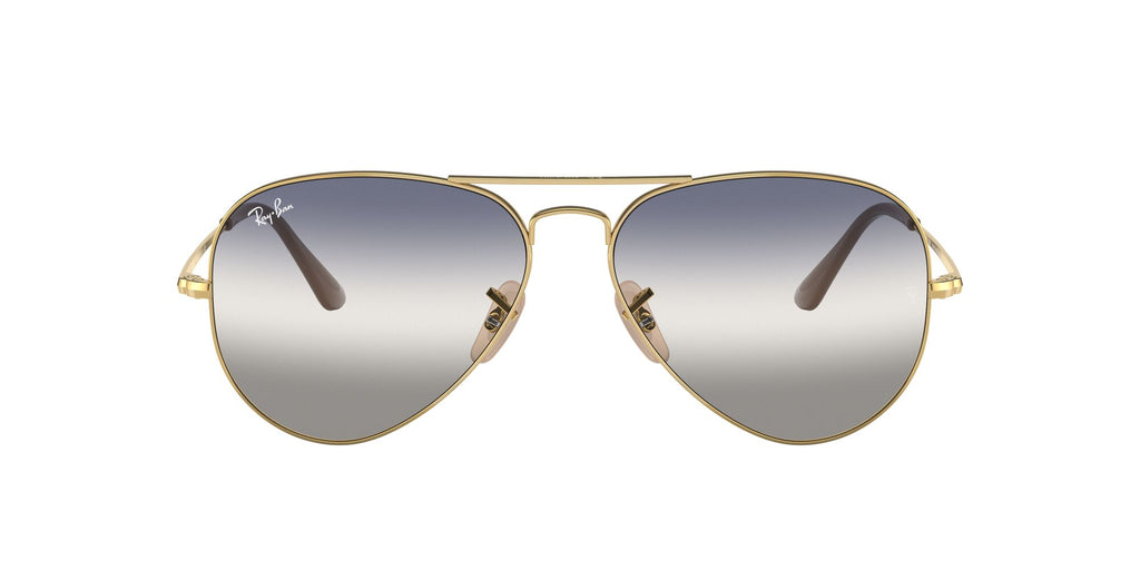 RB 3689 Ray-Ban Aviator Metal Ii Gold / Blue/Grey Gradient 58 58 / Crystal / Metal / Metal