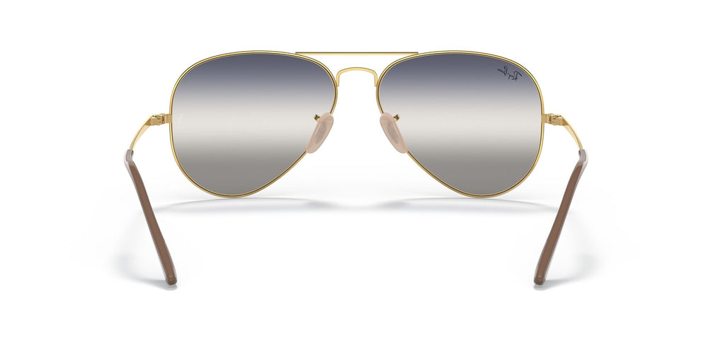 RB 3689 Ray-Ban Aviator Metal Ii Gold / Blue/Grey Gradient 58 58 / Crystal / Metal / Metal