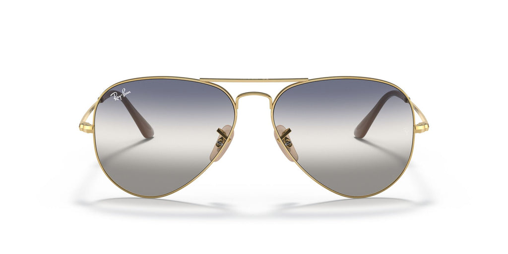 RB 3689 Ray-Ban Aviator Metal Ii Gold / Blue/Grey Gradient 58 58 / Crystal / Metal / Metal