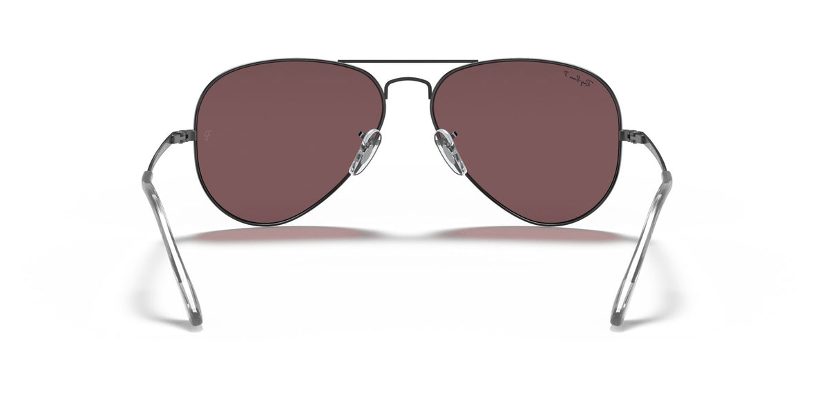 Ray-Ban Aviator Metal Ii 0RB3689 004/AF 55 Gunmetal/ Violet 55 / Crystal / Metal / Metal