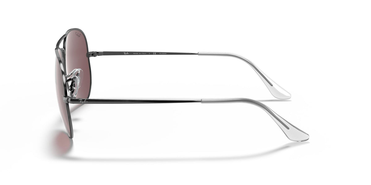 Ray-Ban Aviator Metal Ii 0RB3689 004/AF 62 Gunmetal/ Violet 62 / Crystal / Metal / Metal