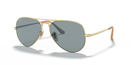 RB 3689 Ray-Ban Aviator Metal Ii Gold / Polarised Light Blue Classic 62 62 / Crystal / Metal / Metal