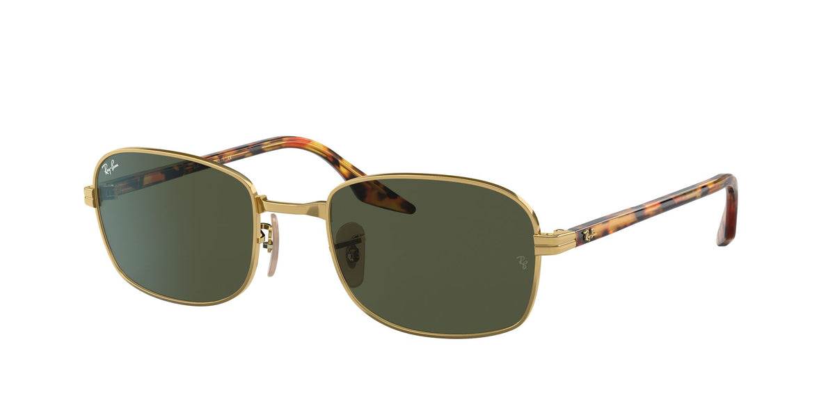 Ray-Ban0RB3690 001/31 51 Gold/ Green