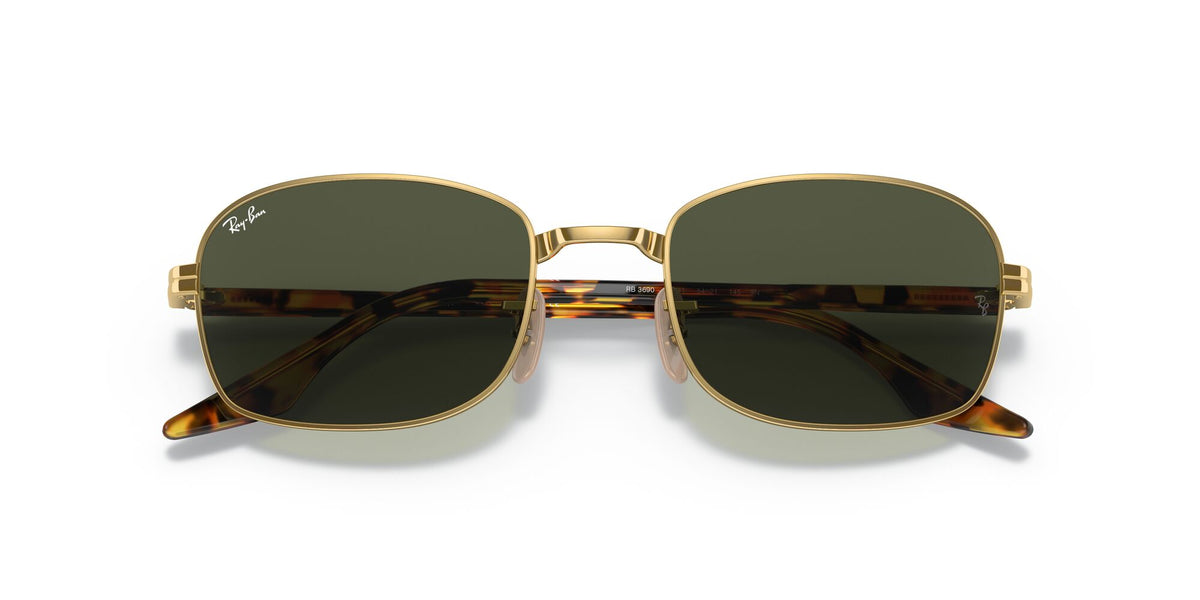 Ray-Ban0RB3690 001/31 54 Gold/ Green