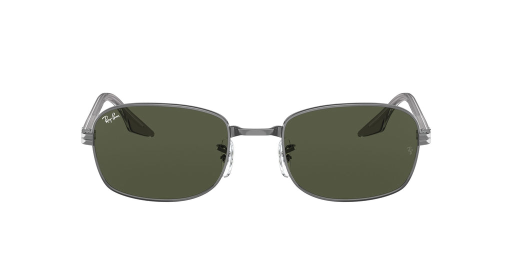 Ray-Ban  0RB3690 004/31 54 Gunmetal/ Green 54 / Crystal / Metal / Acetate